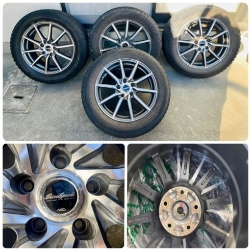 EURO SPEEDホイールのスタッドレスタイヤセット中古