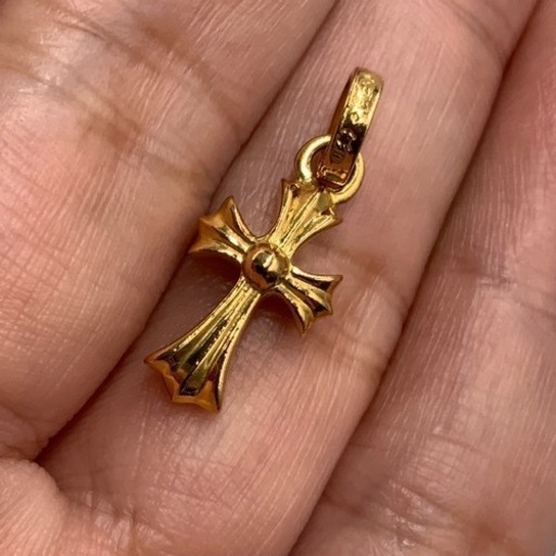 クロムハーツ　ベビーファットパヴェダイヤ　22K 3.4g 袋　箱　インボイス原本修正