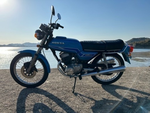 実働 125cc ホンダ ベンリイ CB125T-I 青 ブルー  1977年