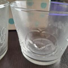 リラックマ　涼やかぷっくりガラスカップ3個セットの画像