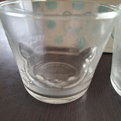 リラックマ　涼やかぷっくりガラスカップ3個セットの画像