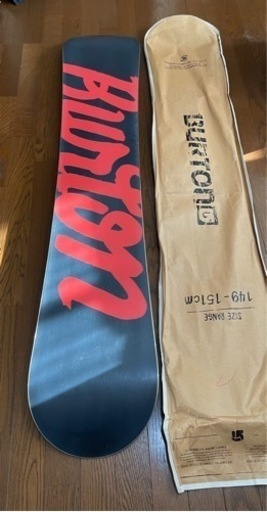 Burton スノーボード　ケース付　154