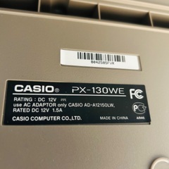 　CASIO カシオ　praviaプラビア　PX-130  電子ピアノ の画像