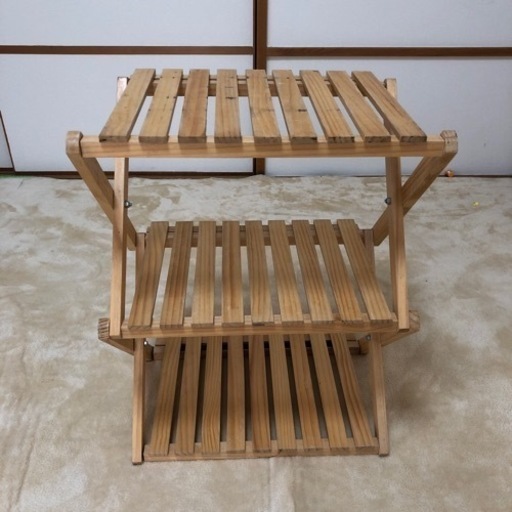 木製3段ラック