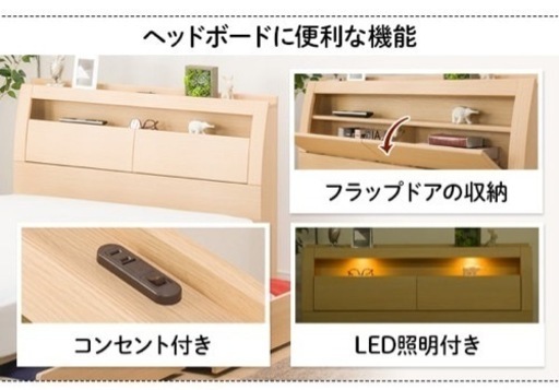 ニトリのクイーンベッドフレーム(ほぼ新品)
