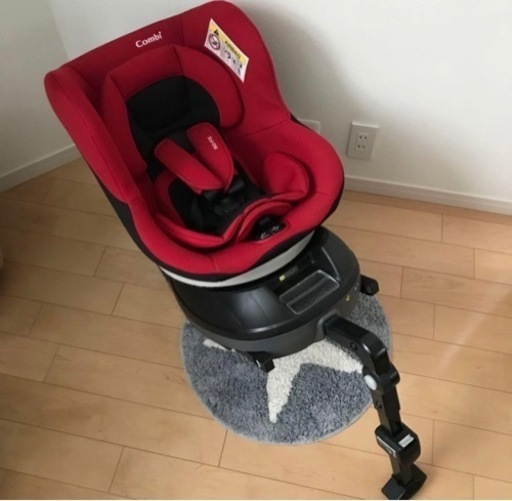 美品★レアカラー　コンビ　クルムーヴ　ISOFIX  回転式　チャイルドシート