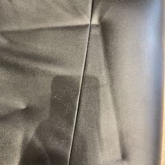 座椅子　リクライニング可　合皮　黒の画像