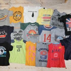 Ｔシャツ１６枚ポロシャツ セット まとめ 110センチの画像
