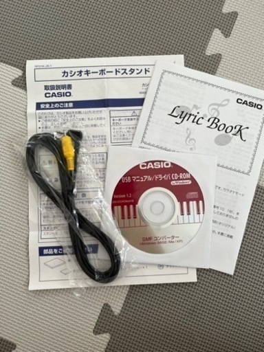 CASIO LK-201TV 電子キーボード(スタンド付き)