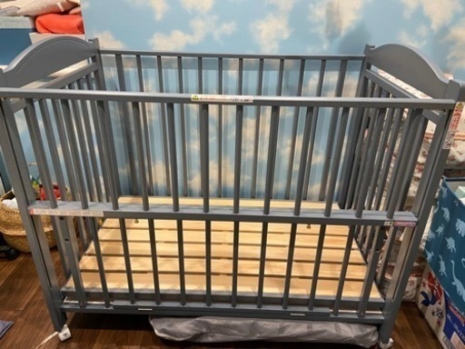 LOWYA ベビーベッド　国産　★グレージュ★