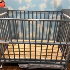 LOWYA ベビーベッド 国産 ☆グレージュ☆