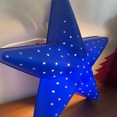 IKEA ライト　星　1751A.ライトIKEA SMILA STJARNA 星形 ブルー 星型 の画像