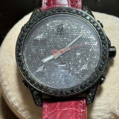 JACOB&CO  純正　ブラックダイヤモンド　メンズ　腕時計の画像