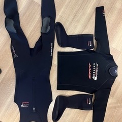 早い者勝ち！マズメmazume✖️AIMS ウェットスーツ3点セットブラックL