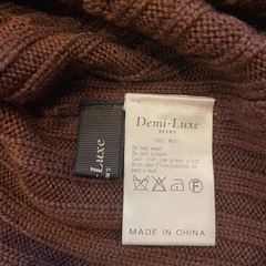 秋冬服　レディース　ビームス　ニットワンピース　お譲りしますの画像