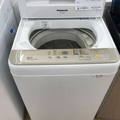 ★ジモティ割あり★ Panasonic 洗濯機 6.0kg 年式2017 動作確認／クリーニング済み KJ3719