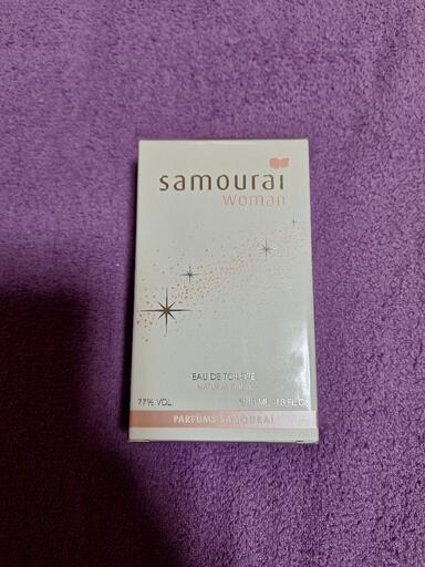 ①香水SAMURAI、WOMAN、新品未使用ラベルもあけてません。本日1700円