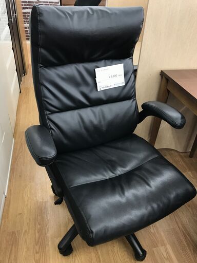 ★ジモティ割あり★ ニトリ ワークチェア ブラック H×W×D クリーニング済み KJ3722