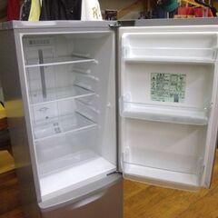 冷蔵庫 168L 2017年製 2ドア パナソニック NR-B179W シルバー 100Lクラス Panasonic 一人暮らしに 札幌市 厚別店の画像