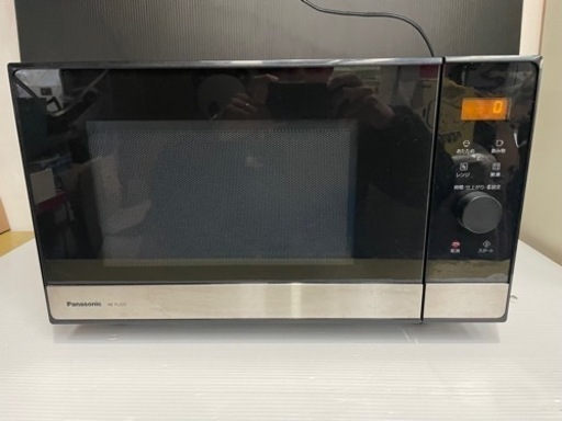 値下げ‼️ 早い者勝ち‼️ Panasonic NE-FL222-K 2022年製 単機能レンジ フラットタイプ 横開き 22L メタルブラック ヘルツフリー パナソニック
