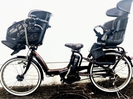 「早い者勝ち」電動アシスト自転車3人乗り ブリジストン。バッテリーほぼ新品