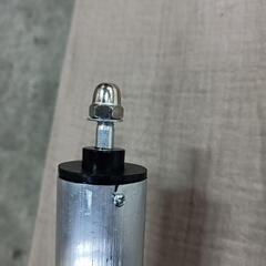 110e FIELDOOR つっぱり日よけスクリーン 【ライトベージュ】 幅303cm×奥行90cm×高さ122~302cm ベランダ テラス 　y112706eの画像