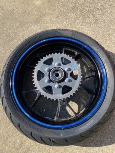 ZRX1200ダエグのリアホイール