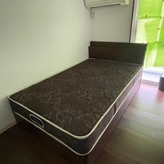 シモンズセミダブルベッドの中古が安い！激安で譲ります・無料で