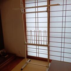 【商談中】アイリスオーヤマ　室内物干しキャスター付きの画像