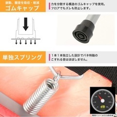《値下げ》トランポリン 手すり付き 折りたたみ サクラ色の画像