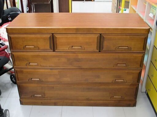 ブラウン木製チェスト 4引き出し 4段 チェスト 木製ブラウンチェスト 引き出し式 木製 ブラウン 幅120