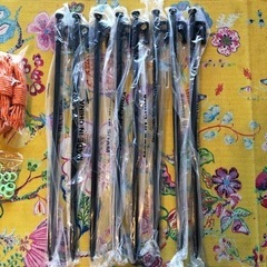 【新品】キャンプ用スチールペグ 40cm×8本
