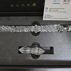 ガラス工房 LUC オパール　ガラスペン クリア&インク6本セット売りの画像