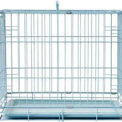  ペットケージ 折り畳み式 トレイ付き 树脂溶射 ワイヤーケージ...