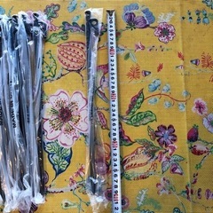 【新品】キャンプ用スチールペグ 40cm×8本+1本の画像