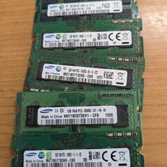 ノートPCメモリ10GB（2GB☓5枚）PC3 DDR3 SAM...