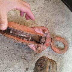 福島発　滑車大小6個づつ　直接引き取り希望の画像