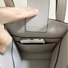 カバン　ハンドorショルダー　2way バック　グレージュ　レディースの画像