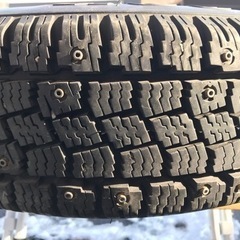マルチ13インチスパイクタイヤアルミホイールセット155/70R13