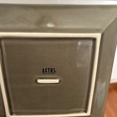 未使用　ACTUS 食器2枚の画像