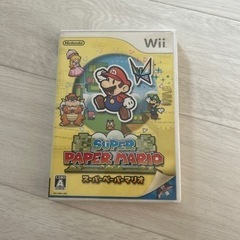 wii スーパーペーパーマリオ ソフトの画像