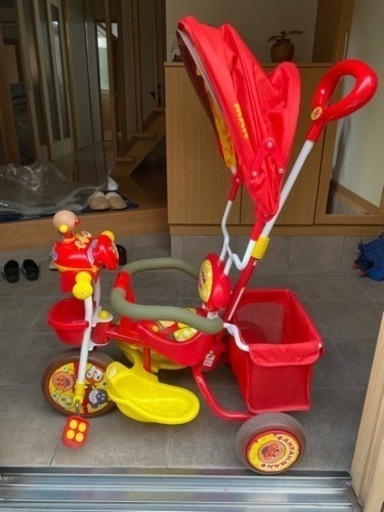 おでかけ三輪車_おしゃべりアンパンマン_三輪車_1.5歳_2歳_3歳