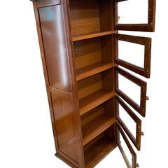 REGASTOCK 川崎店】アンティーク 両面 キャビネット ブラウン