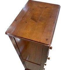 台形キャビネット　アンティーク家具　ブラウン REGASTOCK 川崎店】アンティーク 両面 キャビネット ブラウン