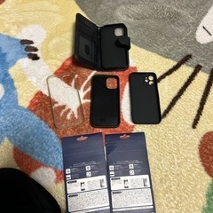 お値下げ1000円iPhone12miniのケース画面フィルムの画像