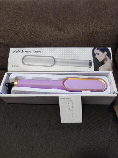 新品★ヒートブラシヘアーアイロン