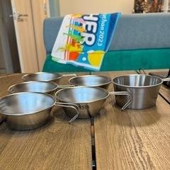 【美品】シェラカップ6個（efim、探偵はもう死んでいる、森永）の画像