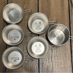 【美品】シェラカップ6個（efim、探偵はもう死んでいる、森永）