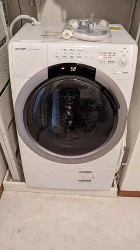 シャープ　ドラム洗濯機　ES-S7H　2023年式　試運転のみ