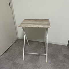 山善　折りたたみ式 サイドテーブル　W500ｘD480mm